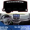 Для JAC Refine S3 Heyue S30 DR4 EVO4 T50 Sei3 JS3 2017-20 Покрытие приборной панели автомобиля Коврик на приборную панель Коврик-подушка Тент-накидка Подушка