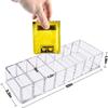 1 шт. 8-секционный ящик для хранения чайных пакетиков, акриловая подставка для хранения пакетиков растворимого кофе, молока, чая (Исключая чайный пакетик), Косметическая витрина с выдвижным ящиком