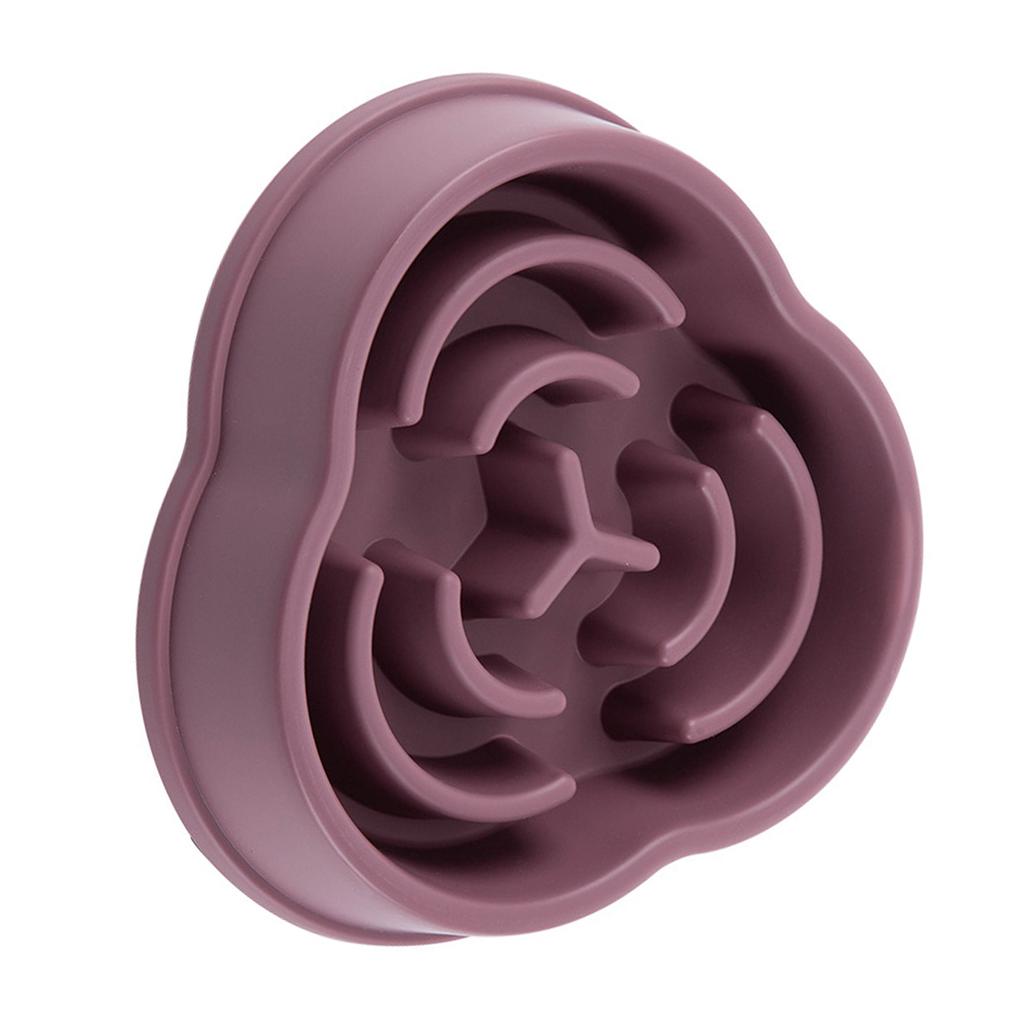 Slow Feeder Dog Bowl Slip Proof Prevent Choking Food Grade PP Large Pet Puzzle Food Bowl for Small