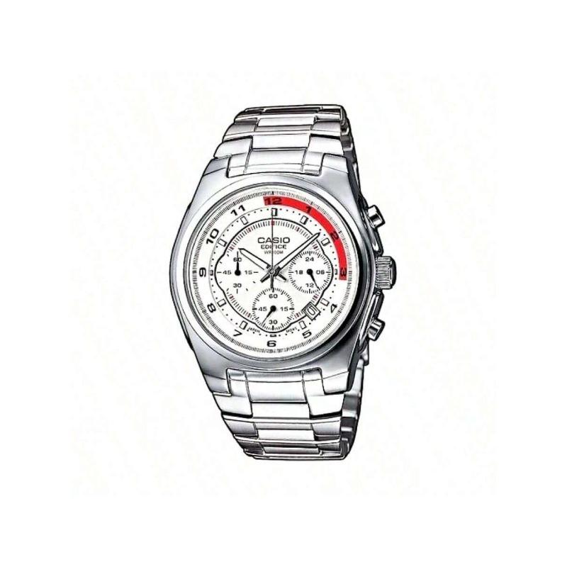 Casio Мужские классические кварцевые аналоговые часы-хронограф Edifice EF-513D-7AVDF