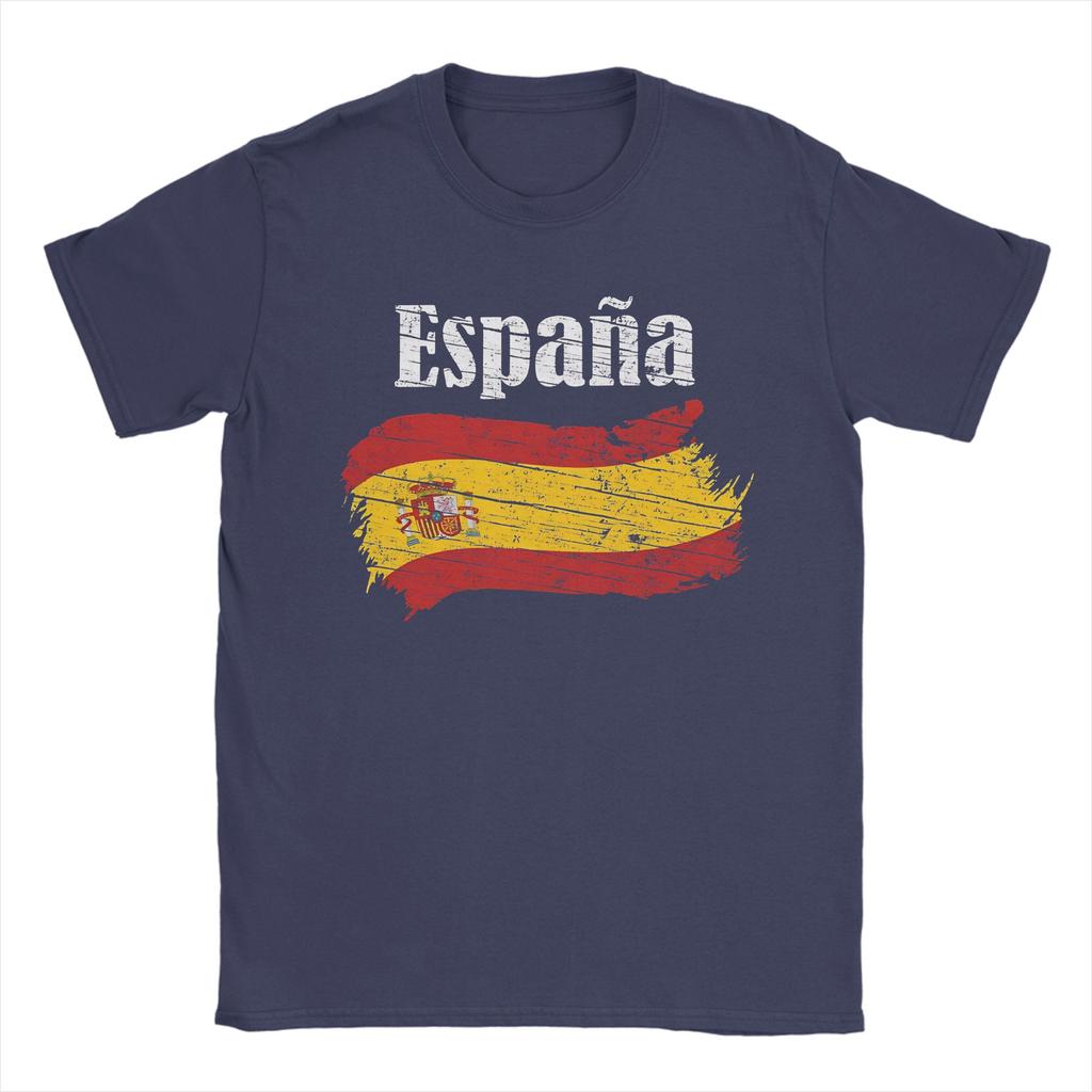 Герб Испании Испанский символ Espania Футболка Летняя 100% Хлопок Футболки Для Мужчин Трендовая Свободная Футболка С Коротким Рукавом Топы