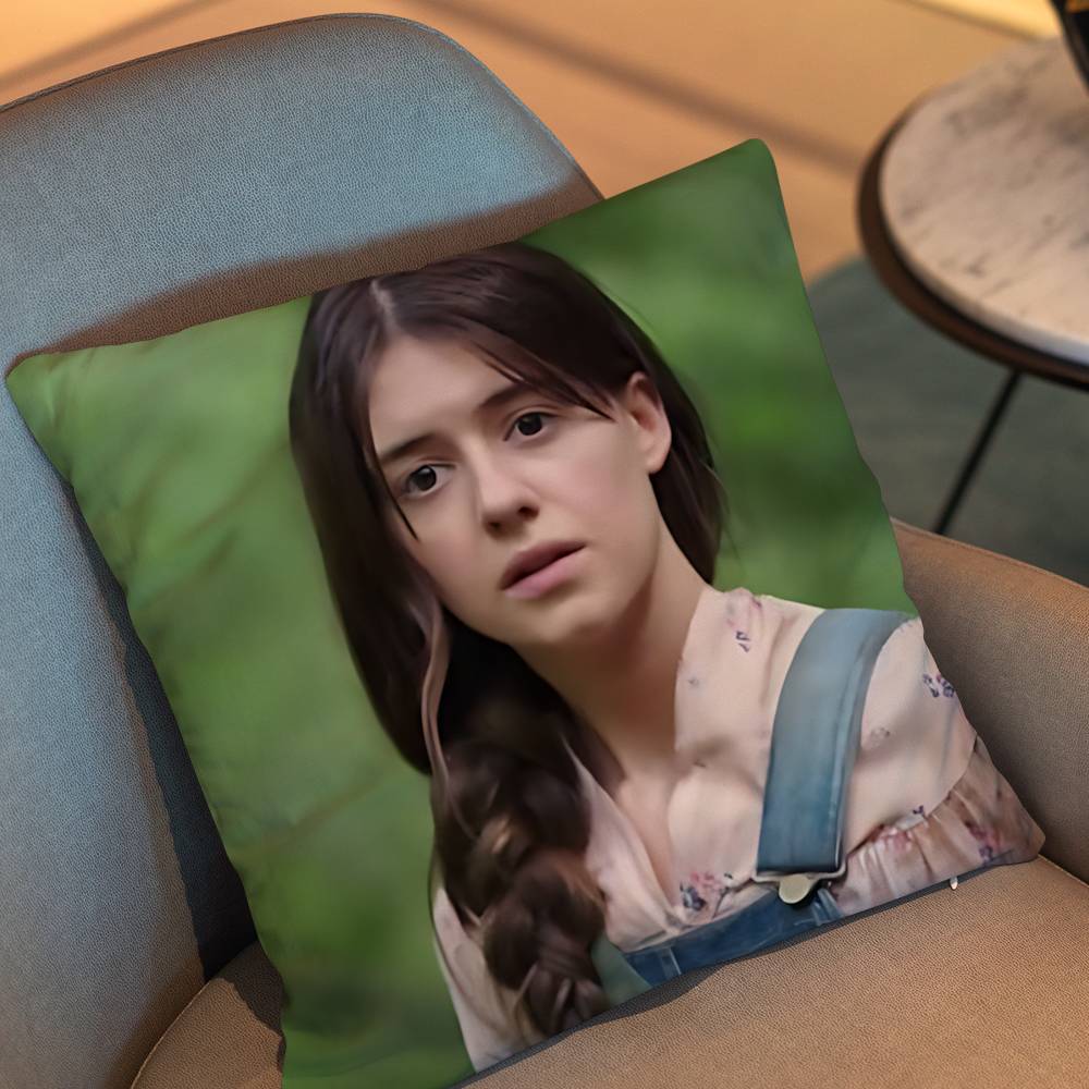 Hamnet J-Jessie Buckley Print Throw Pillow Cover 45×45Cm Square Cushion Case For Living Room Bedroom Decor