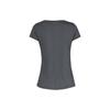 Under Armour HeatGear Armour Logo Print Crew Neck Sports T Shirt Women Tops Gray 1328964-012