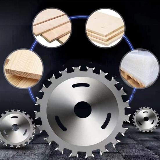 Режущее лезвие с двух сторон Быстрая точная резка Супер острое 4-дюймовое твердосплавное лезвие 40T из металлического сплава Столярные изделия