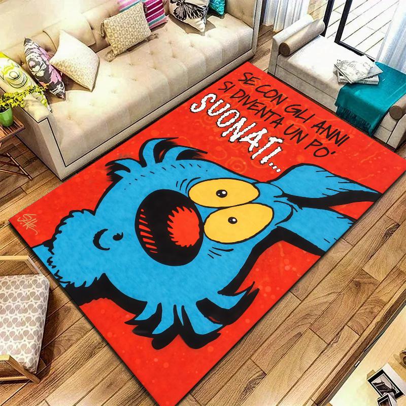 Lupo Alberto Carpet Rug for Living Room Bedroom Home Sofa Decoration,Kids play Nonslip Floor Mat