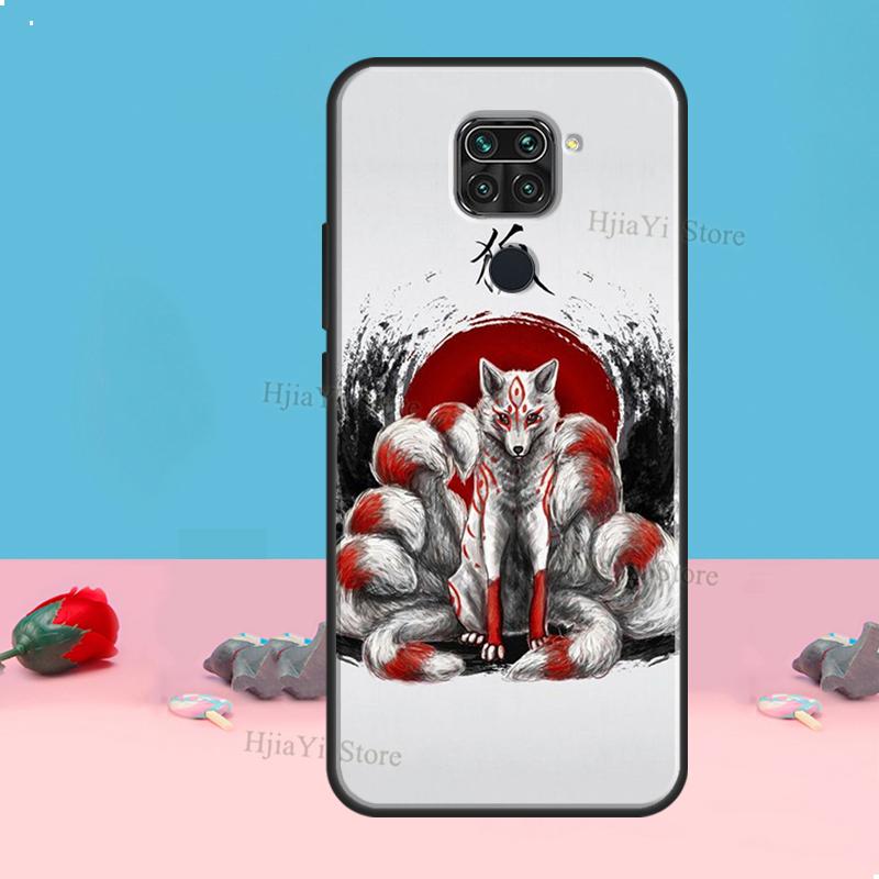 Kitsune Fox Art для Xiaomi Redmi Note 11 10 9 8 Pro 11S 10S чехол для телефона Redmi 10 9 9A 9C 9T чехол