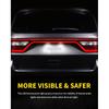 LED License Plate Lights Bright White Tag Lamp Assembly Replacement Compatible with 2014 2015 2016 2017 2018     Dodge Durango, Pack of 2