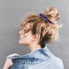 Women Barrette Long Stick Metal Hairgrips Non-Slip Large Alligator Hair Clips Acetic Acid Hairpin
