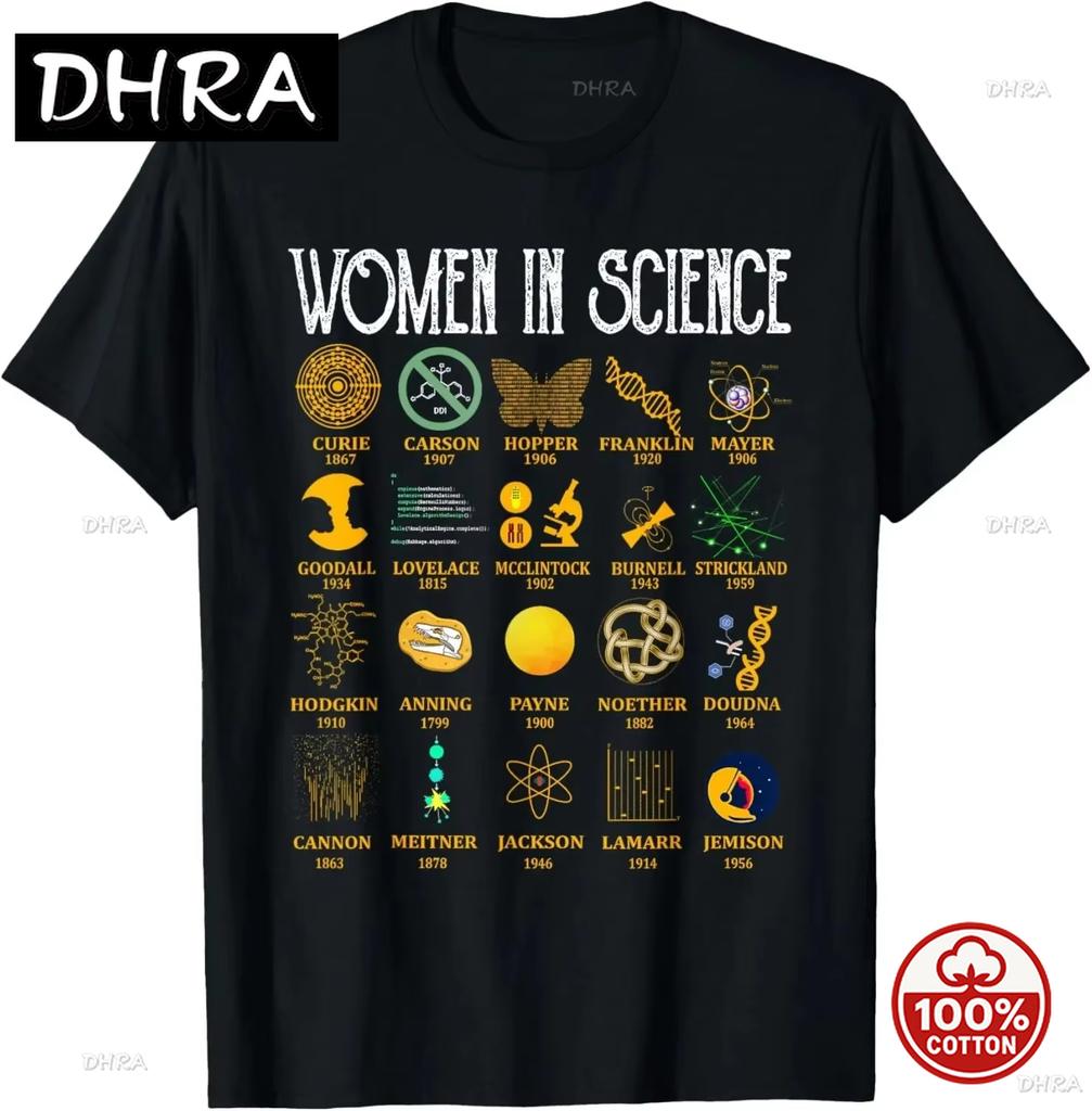 Quantum Physics Student Science TShirt Graphic T Shirts Womens T Shirt Camiseta Casual Short Tee Retro Cotton Soft Gothic