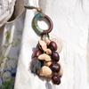Fruit Shell Wind Chime Sound Healing Therapy Bell Meditation Yoga Bells Bag Hanging Ornaments Outdoor Decorative Wind Chimes