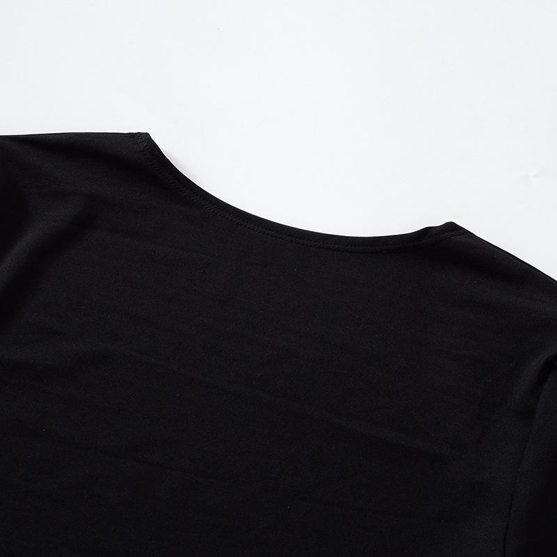 Синий укороченный топ с открытой спиной и длинными рукавами Y2K, женские повседневные футболки с круглым вырезом, сексуальные винтажные футболки с вырезом