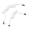 Telephone Line Shower Hose Spring Flexible Water Plumbing Bathroom Accessory Anti-winding Shower Head Hose Replacement New