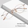 Japanese Korean Series Titanium Glasses Frame Ultra-Light Retro Women'S Glasses Frame Square Anti Blue Ray Computer Eyeglasses