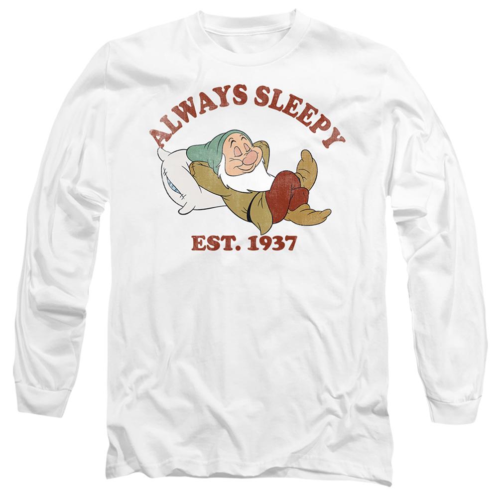 Snow White And The Seven Dwarfs Unisex Adult Sleepy Dad 1937 Long-Sleeved Fathers Day T-Shirt