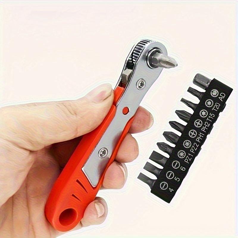 22 In 1 Dual-purpose Wrench, Ratchet Screwdriver, Positive and Negative Hexagonal Plum Blossom Multifunctional Maintenance Screwdriver Tool