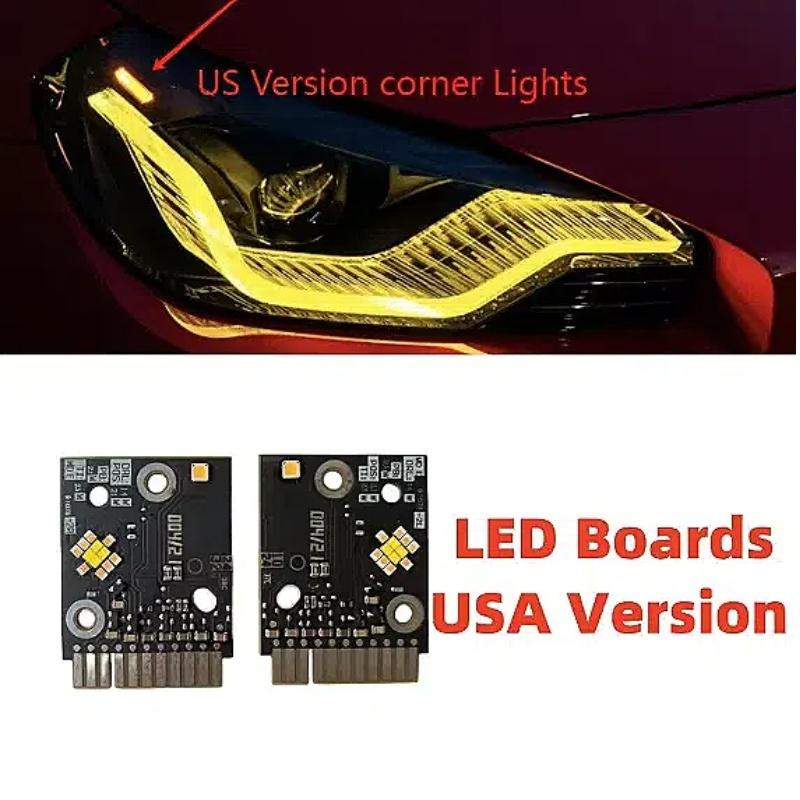 Yellow Angel Eye For 2024 BMW 2 series G42 G87 M240i 230i 220i M2 LCI LED Blue Daytime Running Light Module