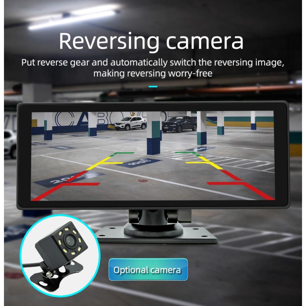 10.26 Inch 2024 Model B5303R-Portable Car MP5 Multi-function Navigation Carplay Car Music Built-in Audio Camera Driving Recorder