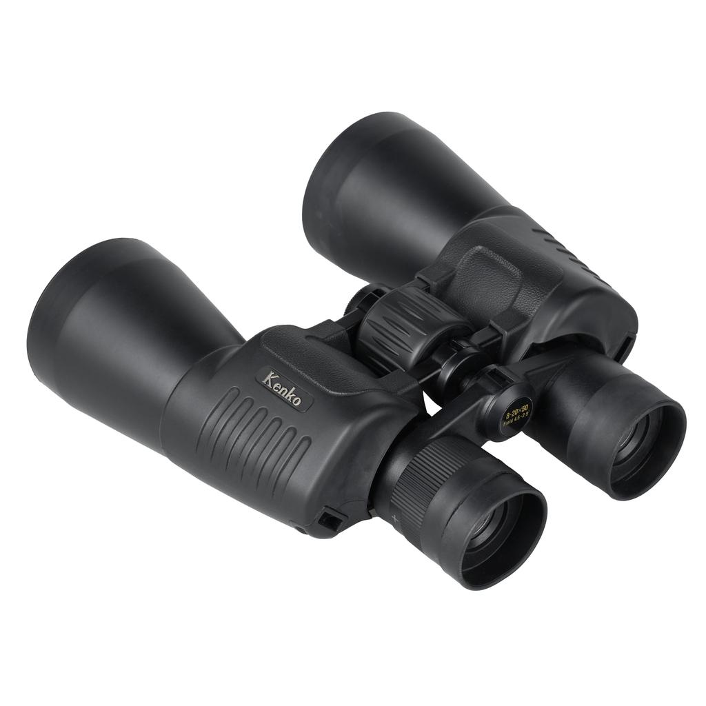 Бинокль Kenko ultraVIEW Porro с призмой до 20x, калибр 50, тип зума, черный, 8~20×50 KU-11018