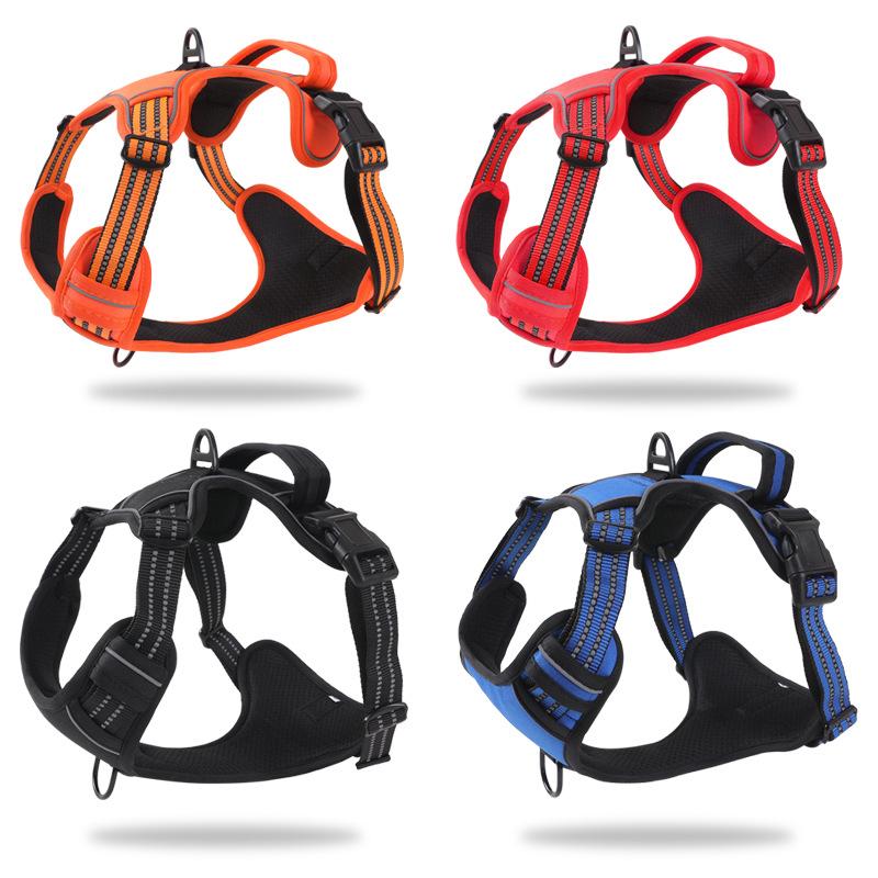 Ремень для выгула собак, универсальный светоотражающий жилет, поводок для собак, грудь, спина