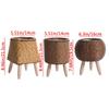 Rattan Woven Flower Pot With Removable Legs Wove Plant Stand High Quality Flower Planters