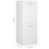 VidaXL Armoire d'Evier avec Lavabo Intégré Meuble de Rangement Placard de Salle de Bain Armoire de Rangement Toilette 3071351