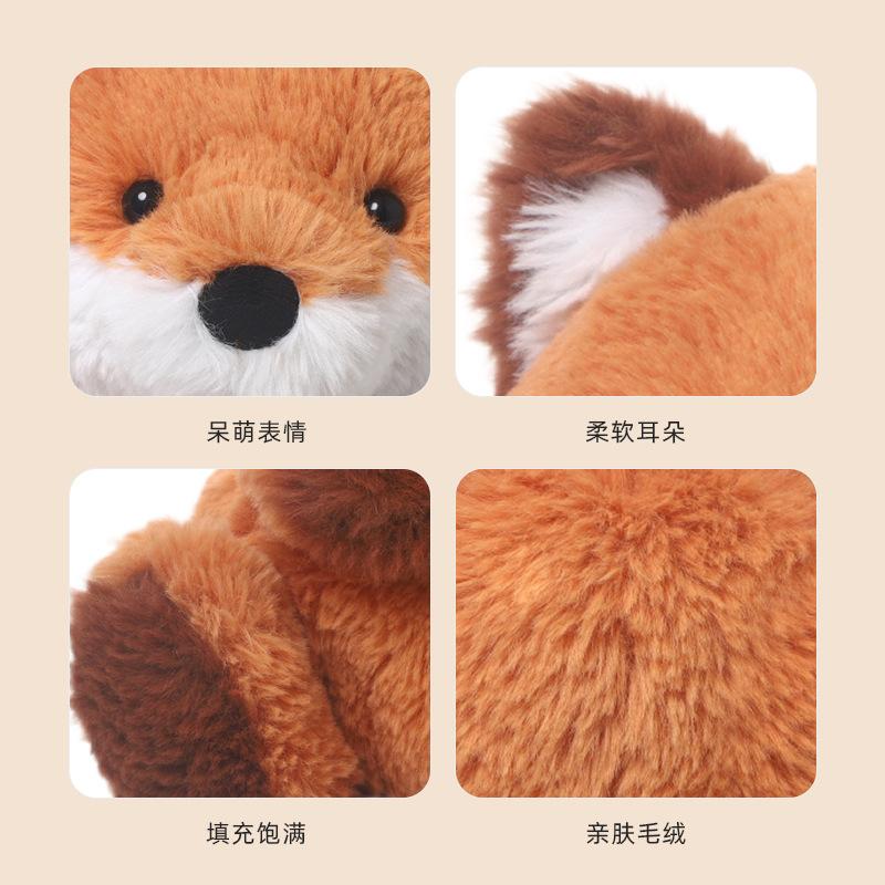 Douding Fox Plush Toy – Cute Stuffed Animal Hugging Pillow for Sleeping, Soft Plush Doll for Girls, Birthday Gift