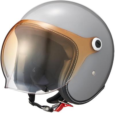 Мотоциклетный шлем Marushin Jet MCJ6 BUBBLE RIDER MEN Размер L Серый Товар 05301032 (59-60см) Число