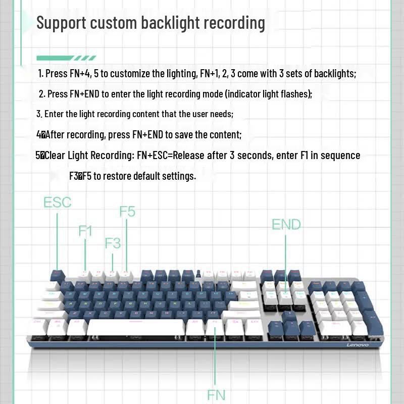 Lenovo MK5 Wired Gaming Mechanical Keyboard