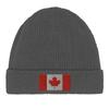 Bonnet Drapeau Canada En Gris