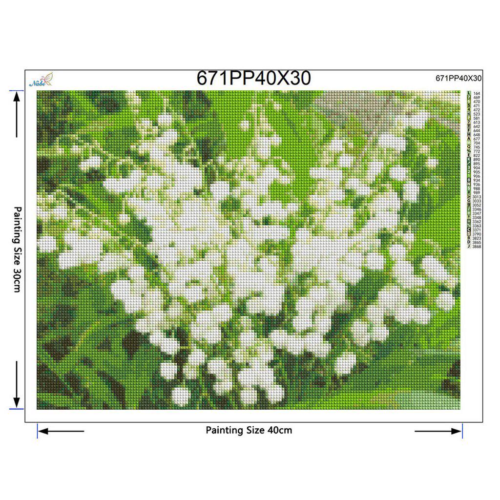 5d Painting Flowers Diamond Embroidery Cross Stitch Full Round Drill Needlework Decor Paintings