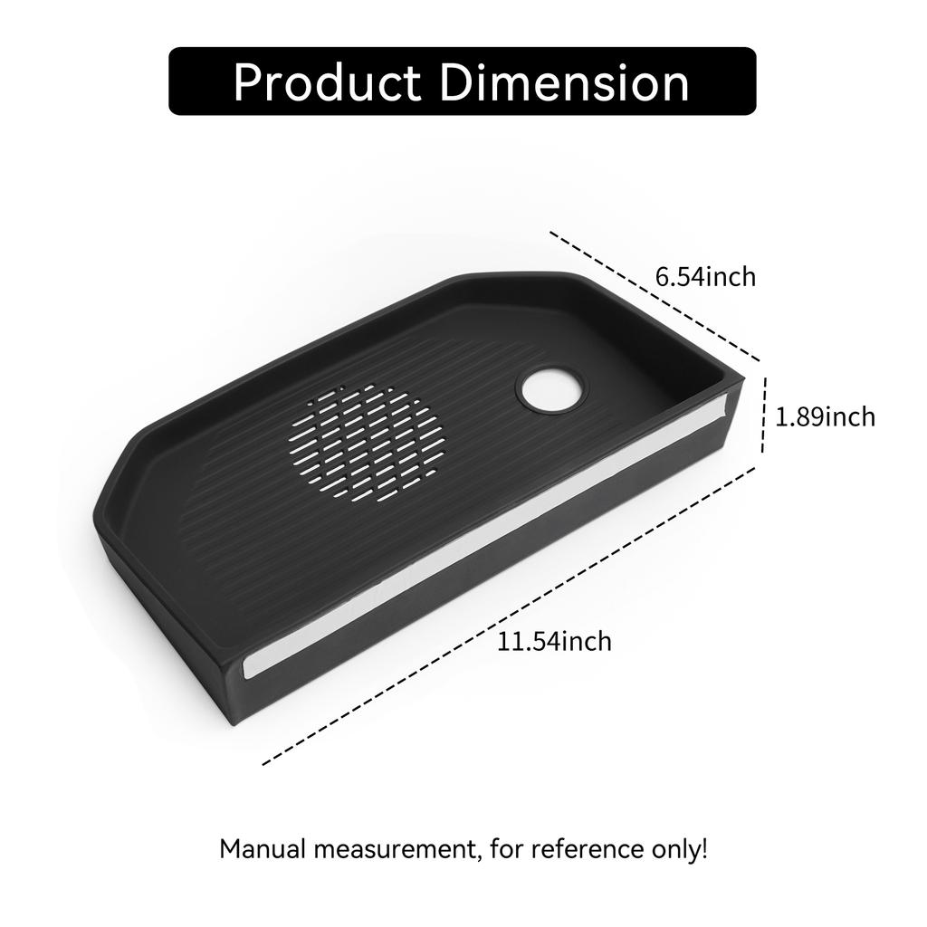 RHD для Toyota Land Cruiser Prado 2024 250 Поднос на приборную панель автомобиля Скрытый ящик для хранения на центральной консоли За экраном для наведения порядка