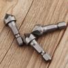 90 Degree Bevel Cutting 1/4" Hex Shank Deburring Drilling Chamfer Bit Cutter Countersink Drill