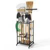 VEVOR Tuin gereedschap organizer, 35 sleuven met haken, Metalen garage opbergrek, voor harken/schoffels/bezems