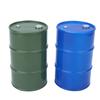 2PCS Simulation Metal Mini Oil Drum Container Decoration Fit for 110 RC Crawler(BlueGreen )