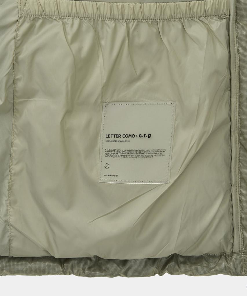 Lettercomo D-Shell Cross Puffer Стеганый Песочный