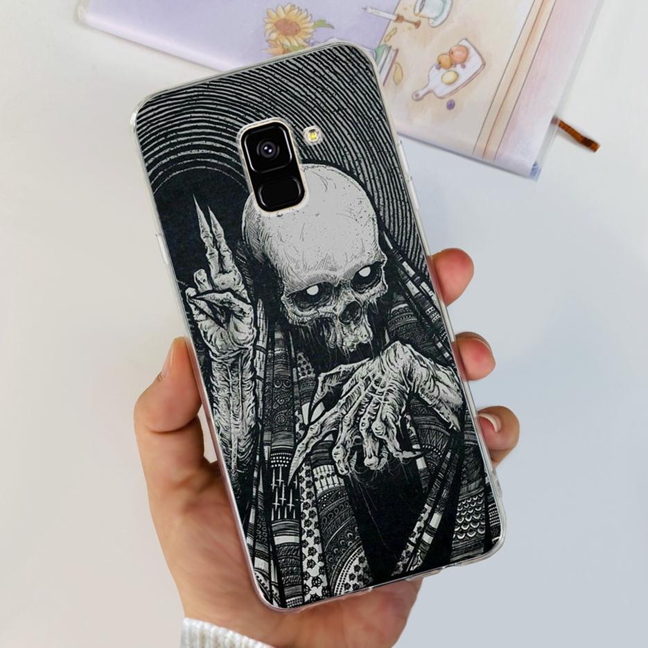 For Samsung Galaxy A8 2018 Case SM-A530F New Fashion Painted Cover Soft Silicone Phone Case For Samsung A8 Plus A8+ A730F Bumper
