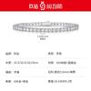 Sterling Tennis Bracelet Women Men With Moissanite Stones Adjustable Length 16.5cm To 20cm Geometric Design