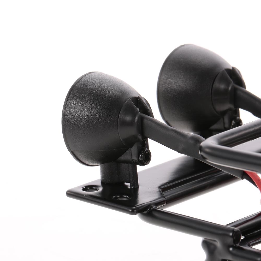 Багажник на крыше со световой балкой для 1/10 RC Crawler Axial SCX10 D90 110 Traxxas TRX-4