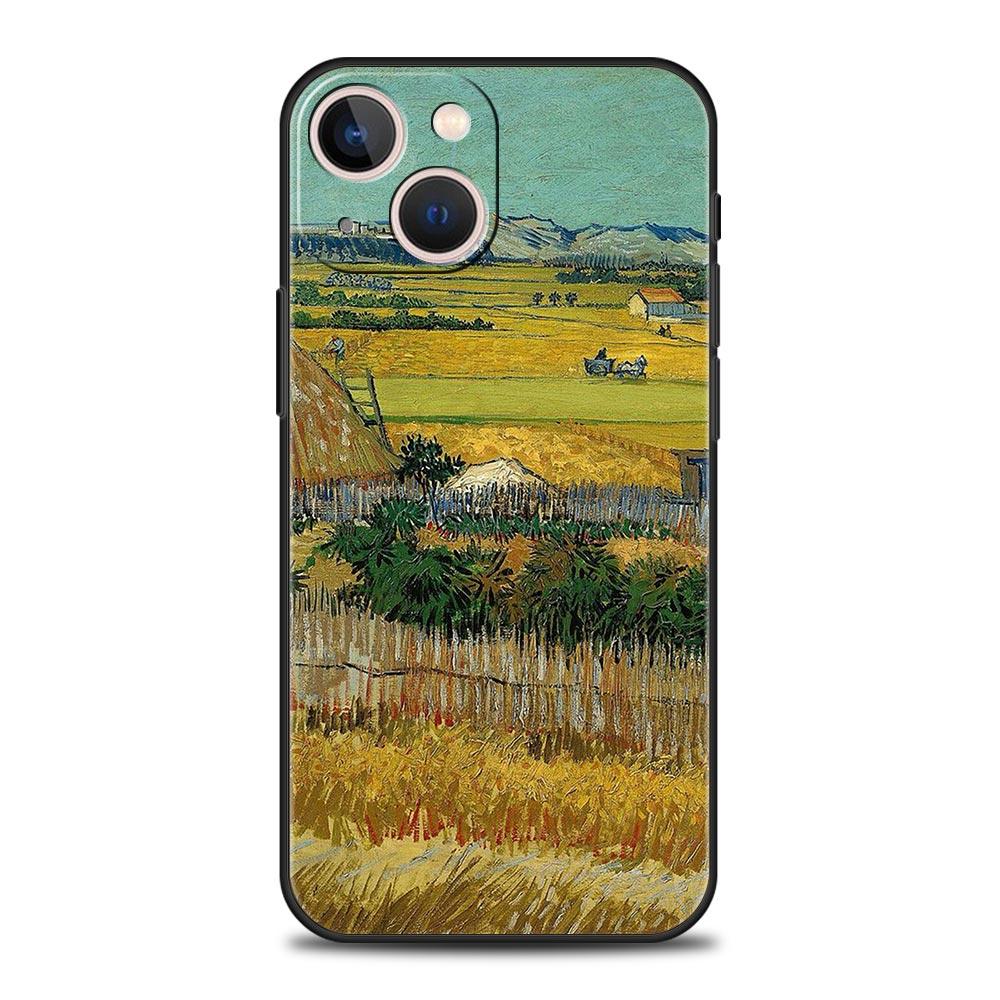 Чехол для телефона с масляной картиной Ван Гога для iPhone Apple 14 13 Pro Max 12 11 Mini 7 8 Plus XR XS X SE 2020 Защитный корпус Мягкий чехол Funda