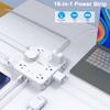 US Plug AC Outlet Multitap Power Strip 5FT Extension Cord Electrical Socket Smart USB Office Home Network Filter Surge Protector