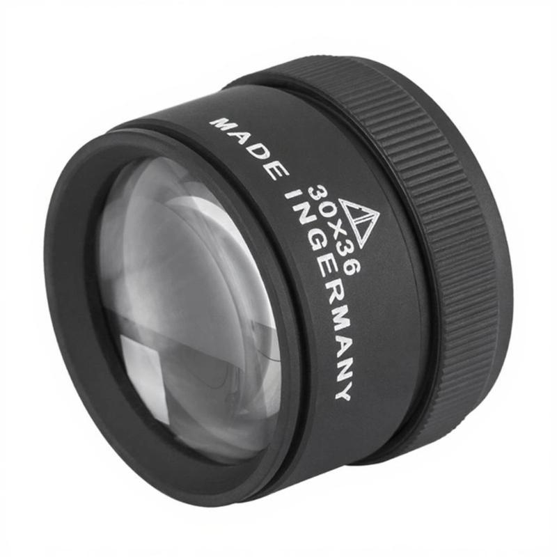 Professional 30X Magnified Reading Lens Microscope for Watch Repair Stamps Card Newspapers Stone