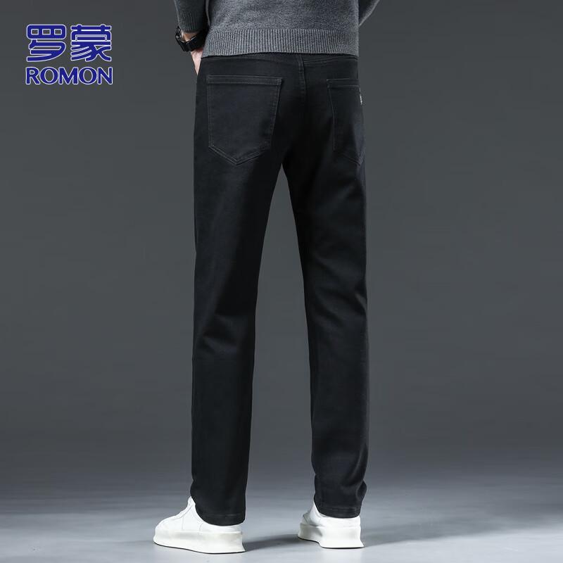 ROMON Мужские джинсы из эластичного денима прямого кроя слим-фит