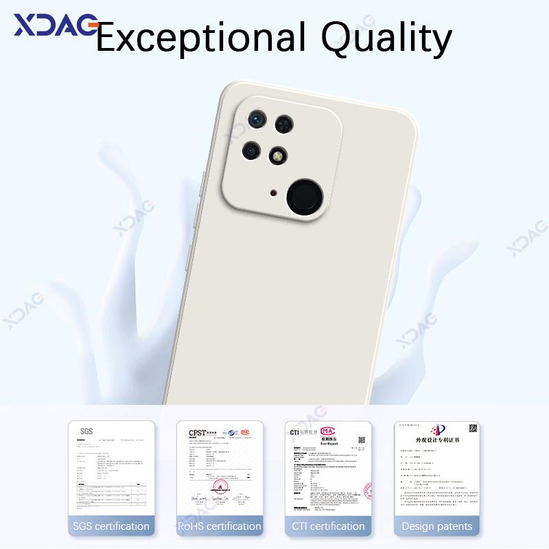 Чехлы для мобильных телефонов Xiaomi POCO C40 POCOC40 360 Мягкий роскошный квадратный жидкий силиконовый чехол на заднюю панель водонепроницаемые сумки Coque