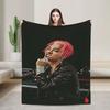 Singer TTAEYANG  Warm Blanket  Travel Office Plush Throw Blanket Funny Couch Bed Flannel Bedspread Sofa Bed Cover