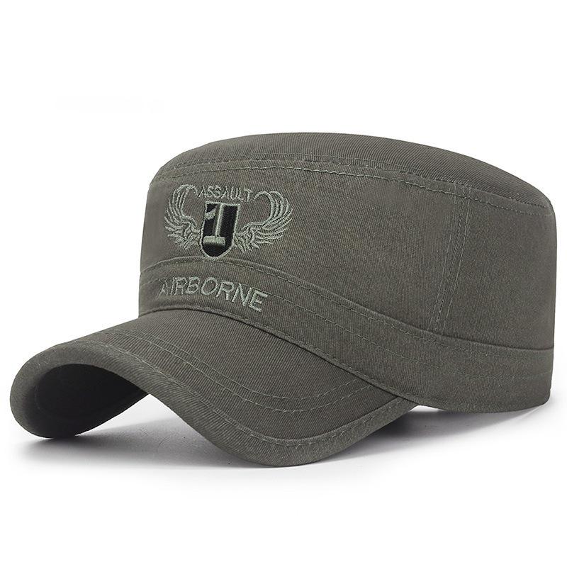 Мужская камуфляжная плоская кепка в корейском стиле - модная повседневная кепка-утконос на весну/осень