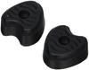 UP HEEL Road Rubber Heels for SIDI Road/Triathlon Shoes, Left and Right Set, Black