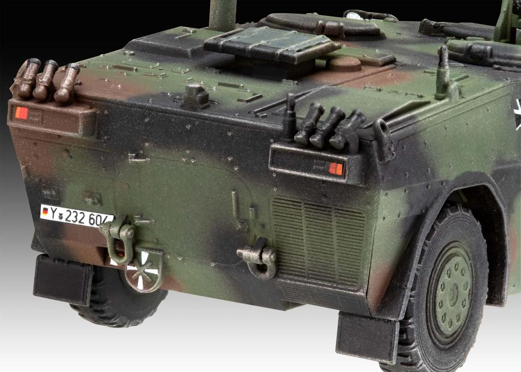 Revell 1/72 Scale German Fennec Reconnaissance Vehicle Plastic Model 03356