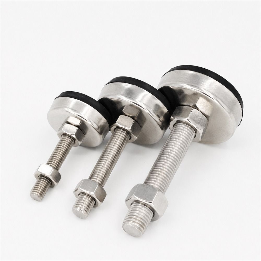 1Pcs 304 Stainless Steel Furniture Leveling Foot Table Leg Leveler for Office Household Leveling