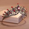 Crown Headband Large Crown Bridal Tiara Wedding Jewelry Stage Party Rhinestone Crown Accessories