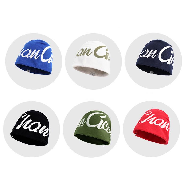 Осенне-зимняя шапка женская вязаная с надписью шерстяная теплая шапка с защитой ушей